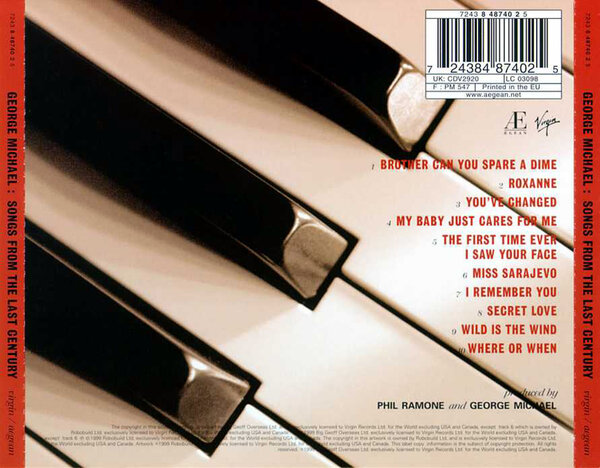 George Michael - Songs From The Last Century (1999) - Back.jpg