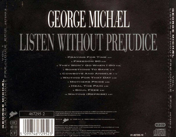 George Michael - Listen Without Prejudice (1990) - Back.jpg