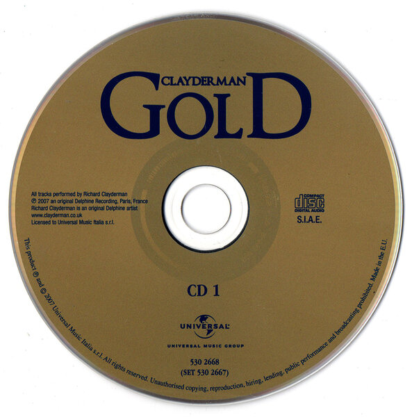 Richard Clayderman - Clayderman Gold (2007) - CD1.jpg