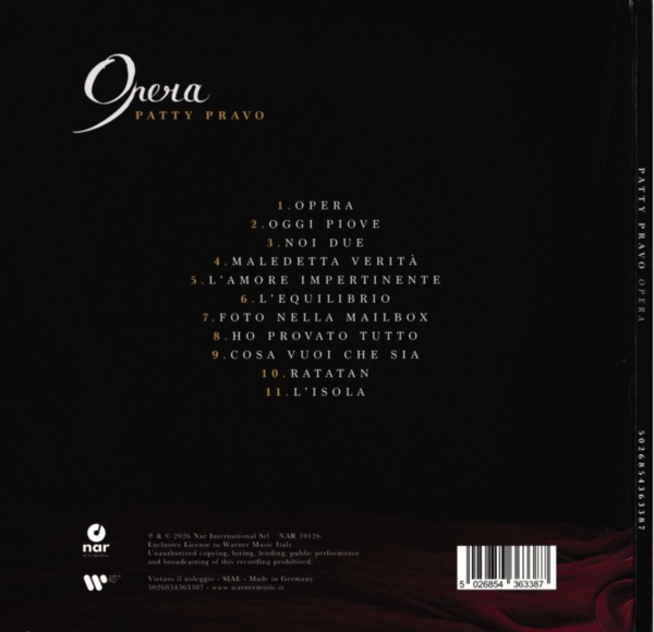 Patty Pravo - Opera (2026) - Back.png