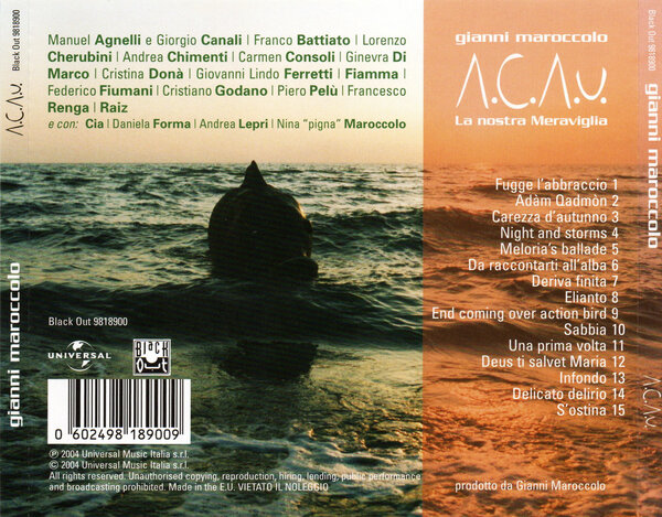 Gianni Maroccolo - A.C.A.U. la nostra meraviglia (2004) - Back.jpg