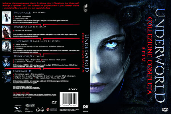 Underworld collezione completa 5 film (2017)