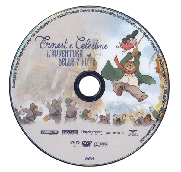 Ernest e Celestine  l'avventura delle 7 note (2022) CD