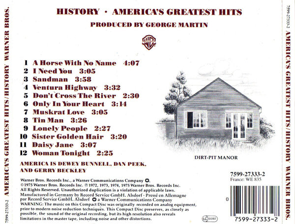 America History (America's Greatest Hits) (1986) - Back.jpg