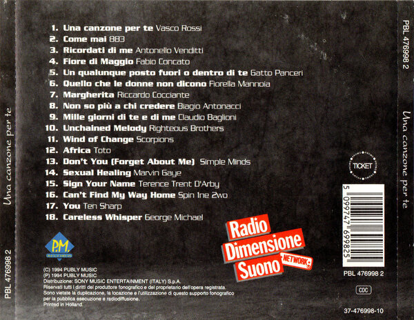 Una Canzone Per Te (1994) - Back.jpg