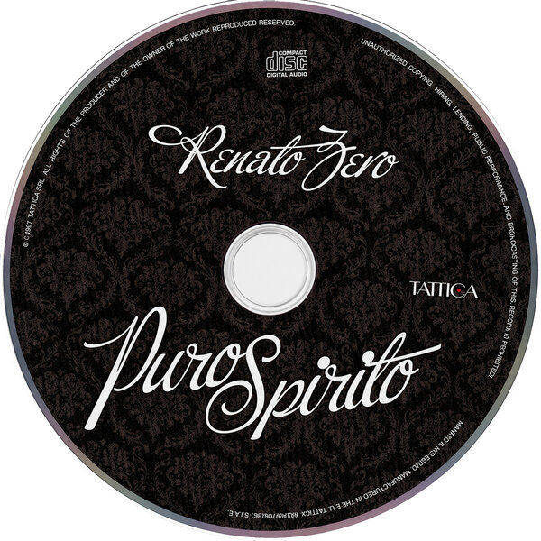 Renato Zero - Puro spirito (2011) - CD.jpg