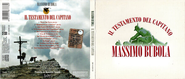 Massimo Bubola - Il testamento del capitano (2014) - Digipack.jpg