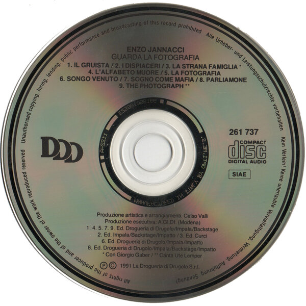 Enzo Jannacci - Guarda la fotografia (1991) - CD.jpg