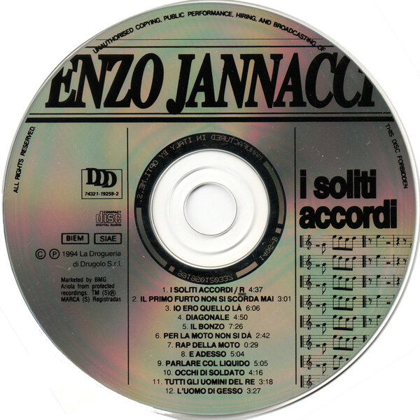 Enzo Jannacci - I soliti accordi (1994) - CD.jpg