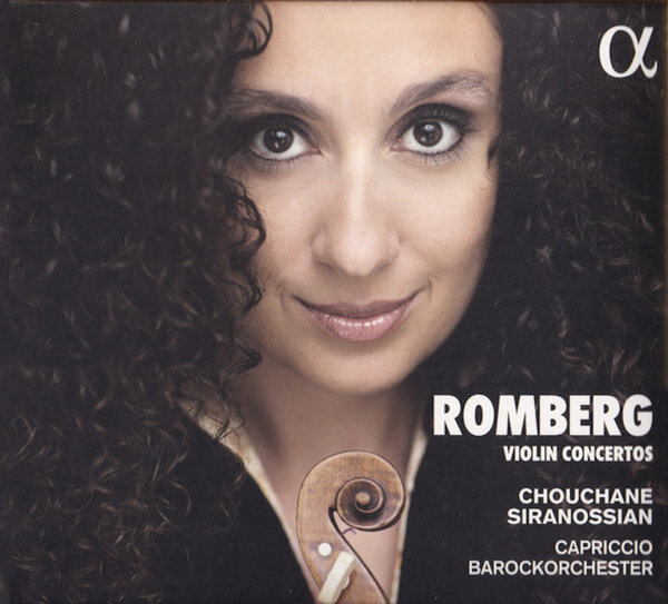 Chouchane Siranossian, Capriccio Barockorchester - Andreas Romberg- Violin Concertos (2020) - Front.jpg