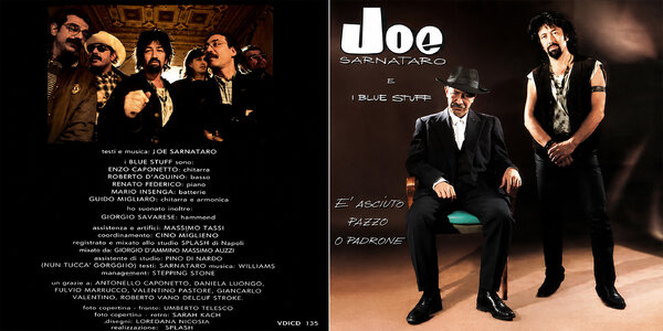 Joe Sarnataro e i Blue Stuff - È asciuto pazzo 'o padrone (1992) - Front.jpg