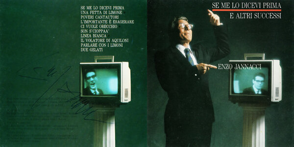 Enzo Jannacci - Se me lo dicevi prima e altri successi (1989) - Front.jpg