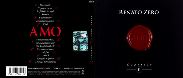 Renato Zero - Amo Capitolo II (2003) - Digipack.jpg