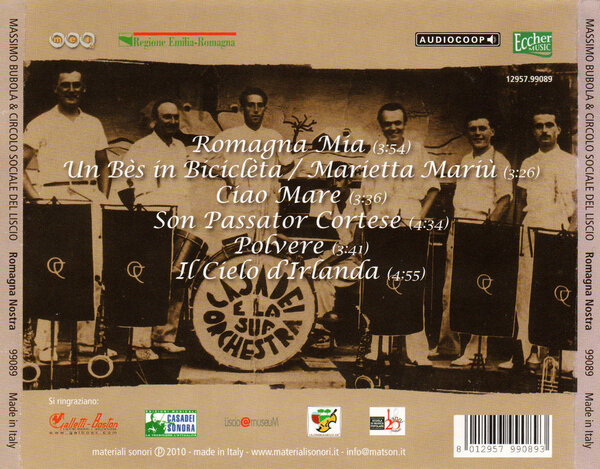Massimo Bubola & Circolo Sociale del Liscio - Romagna nostra (2011) - Back.jpg