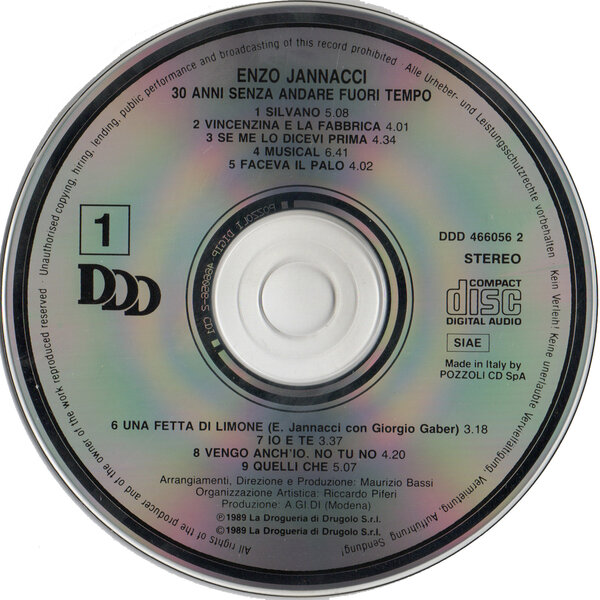 Enzo Jannacci - 30 anni senza andare fuori tempo (1989) - CD1.jpg