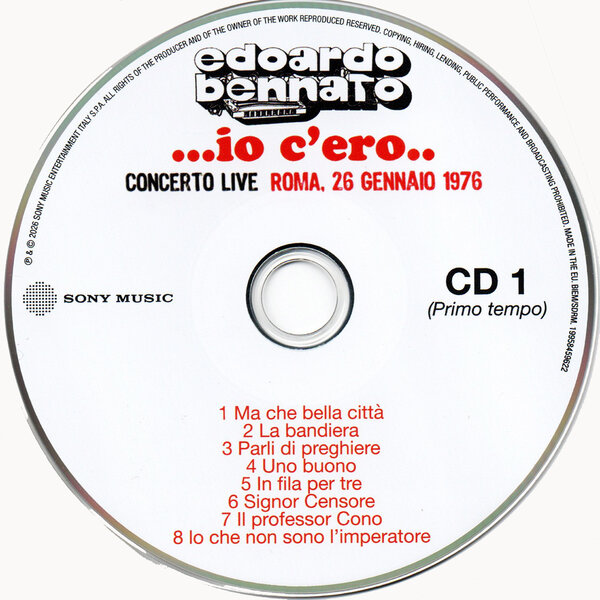 Edoardo Bennato - ...io c'ero... Roma, 26 Gennaio 1976 (2026) - CD1.jpg