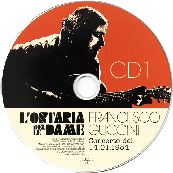 Francesco Guccini - L'ostaria delle dame (2017) - Concerto del 14.01.1984 - CD1.jpg