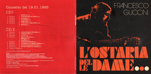 Francesco Guccini - L'ostaria delle dame (2017) - Concerto del 19.01.1985 - Digipack.jpg