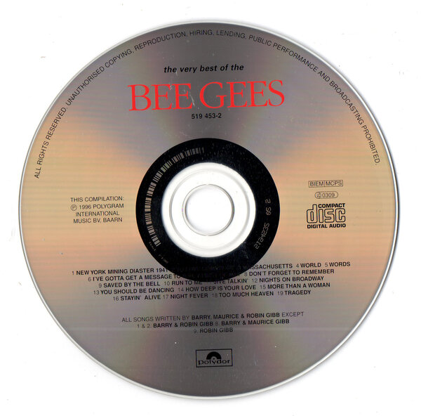 Bee Gees - The very best of the Bee Gees (1996) - CD.jpg