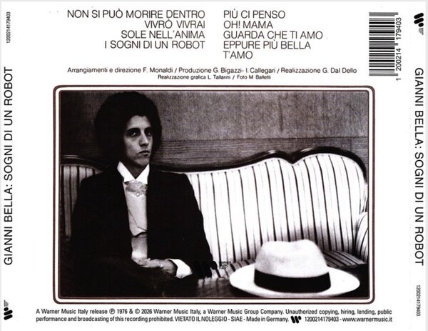 Gianni Bella - Sogni Di Un Robot (2026) - Back.jpg
