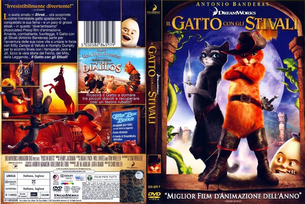 il gatto con gli stivali dvd
