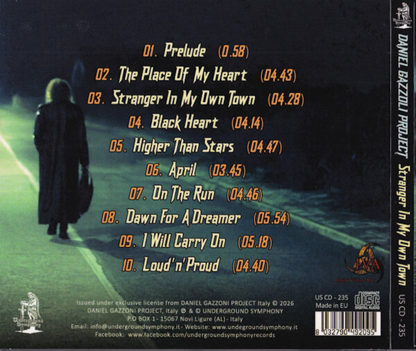 Daniel Gazzoli Project – Stranger In My Own Town (2026) - Back.jpg